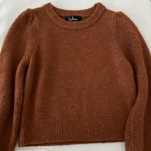 Lulus Brown Knit Sweater